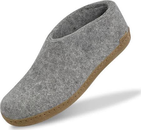 Glerups Glerups Unisex Shoe With Leather Sole Grey