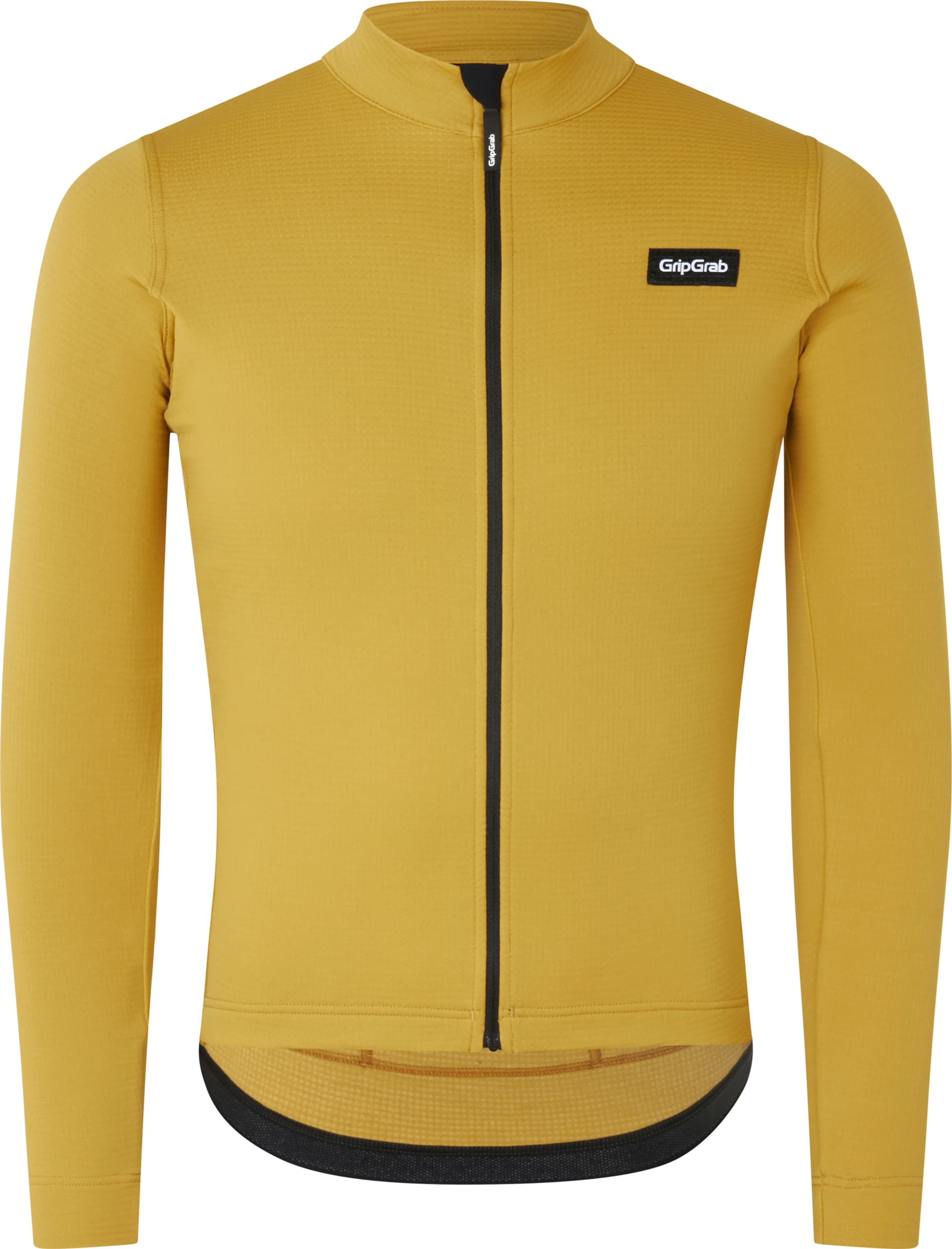 Gripgrab Men's GripGrab EXPLR Merinotech Thermal Long Sleeve Jersey Mustard Yellow