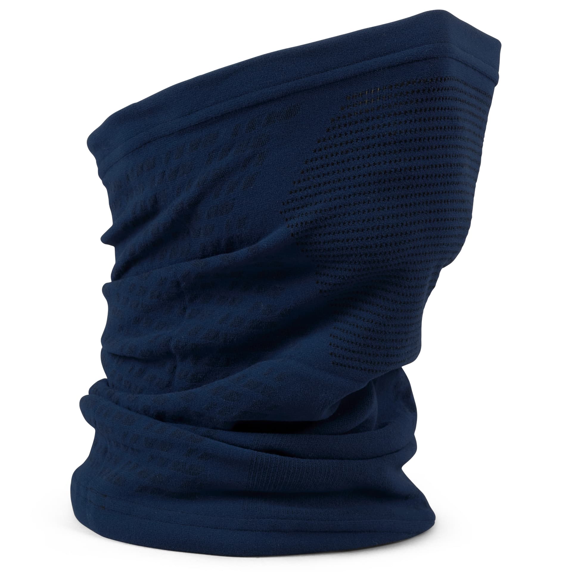 GripGrab Gripgrab Freedom Seamless Warp Knitted Neck Warmer Navy Blue