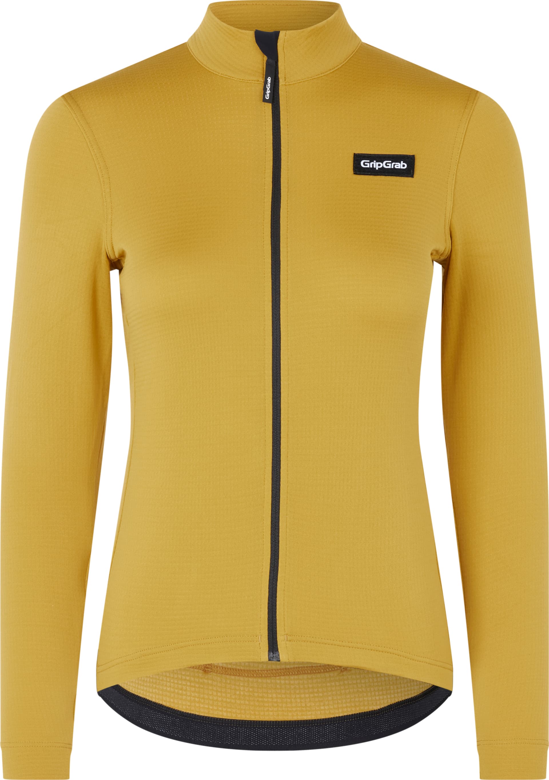 Gripgrab Women's GripGrab EXPLR Merinotech Thermal Long Sleeve Jersey Mustard Yellow
