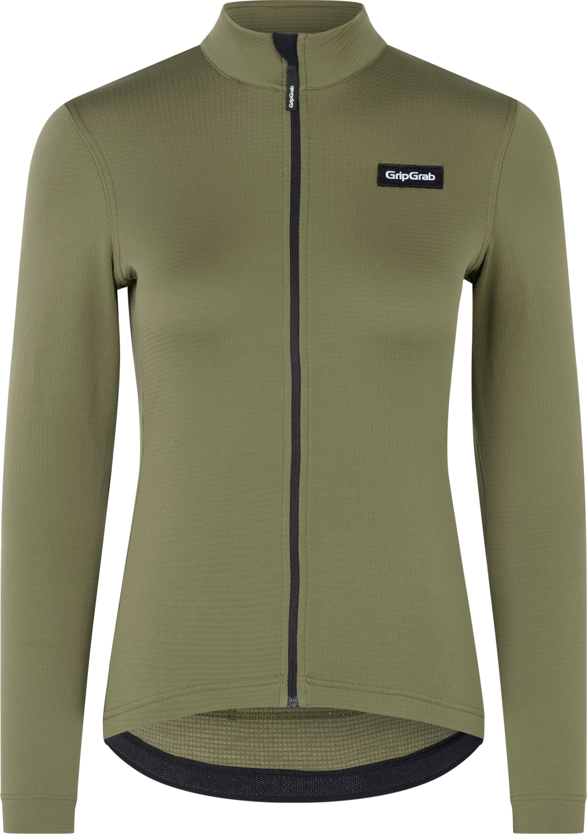Gripgrab Women's GripGrab EXPLR Merinotech Thermal Long Sleeve Jersey Olive Green