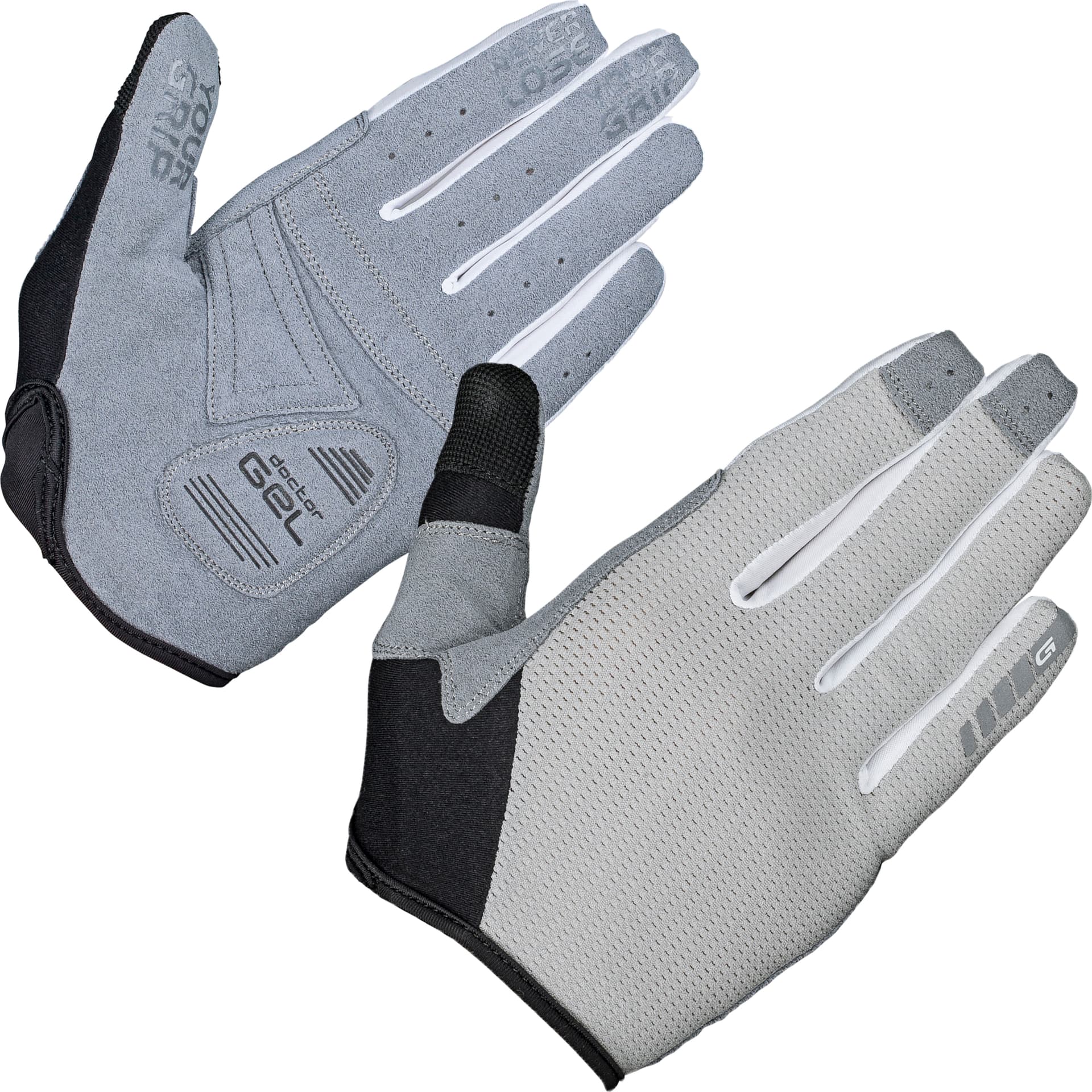 GripGrab Gripgrab Women's Shark Padded Full Finger Glove Grey