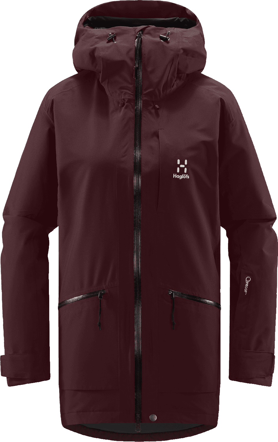 Haglöfs Women's Lumi Insulated Parka Burgundy Brown
