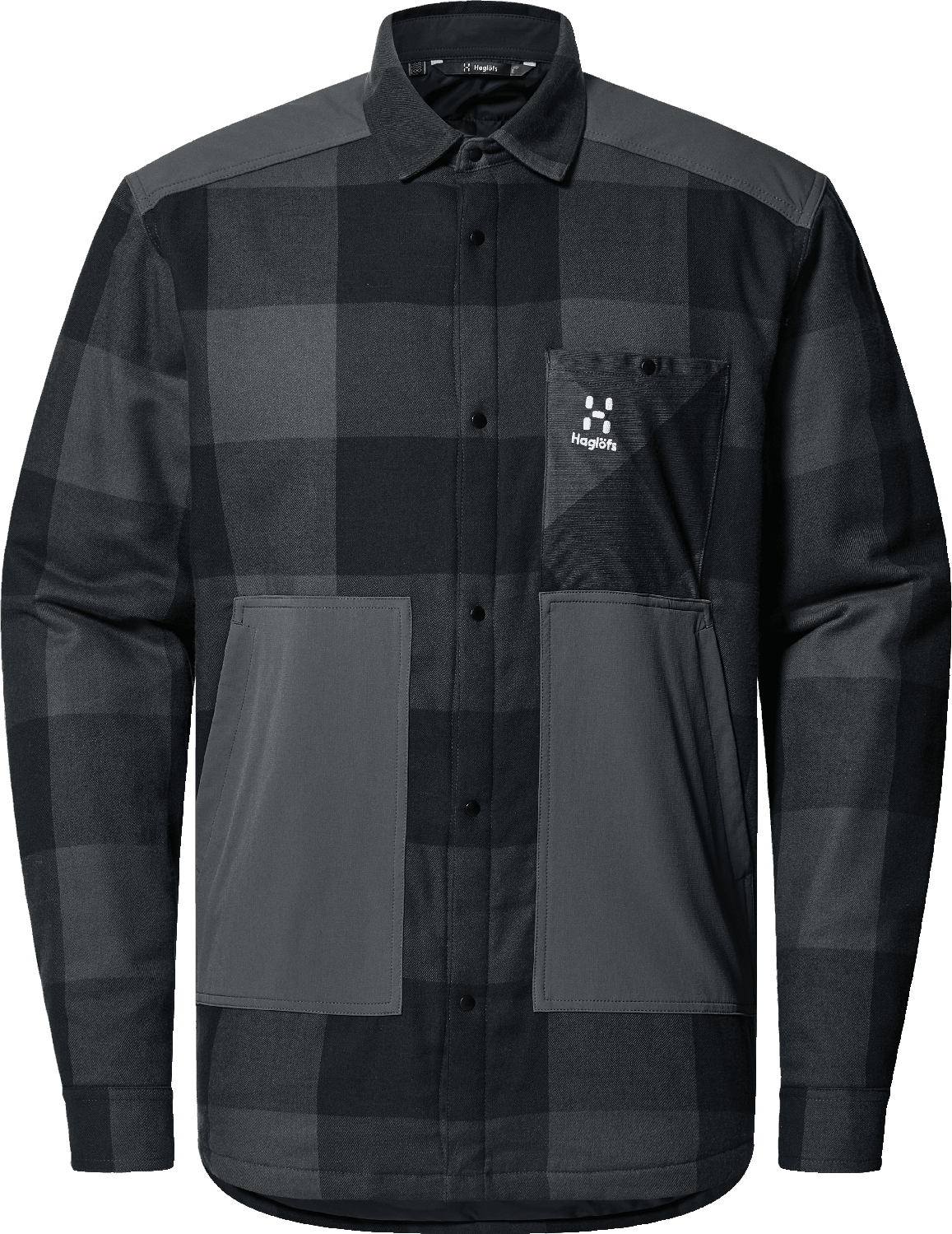 Haglöfs Men's Insulated Timmer Shirt True Black/Magnetite