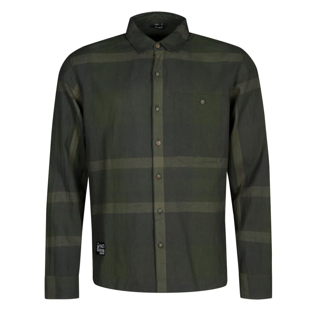 Halti Halti Men's Hiker Trekking Shirt Thyme Green Print