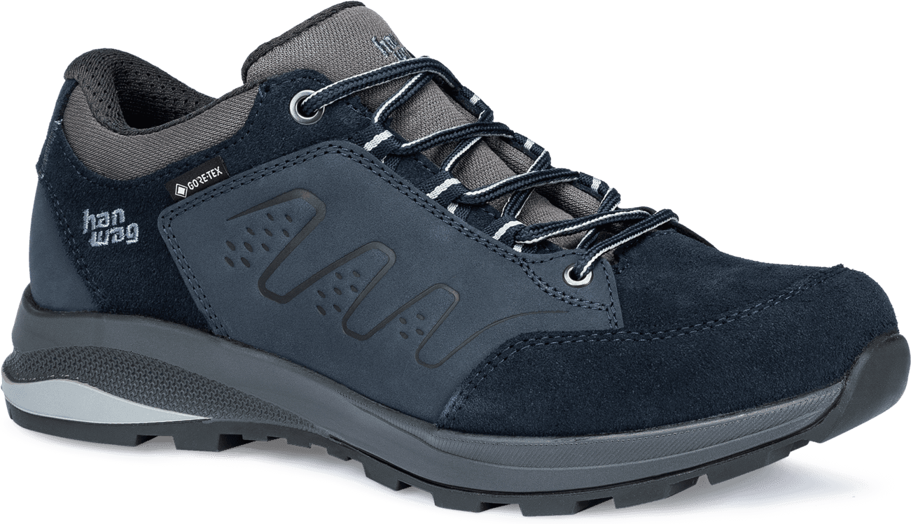 Hanwag Women's Torsby Low Sf Extra Gore-Tex Lady Navy/Asphalt