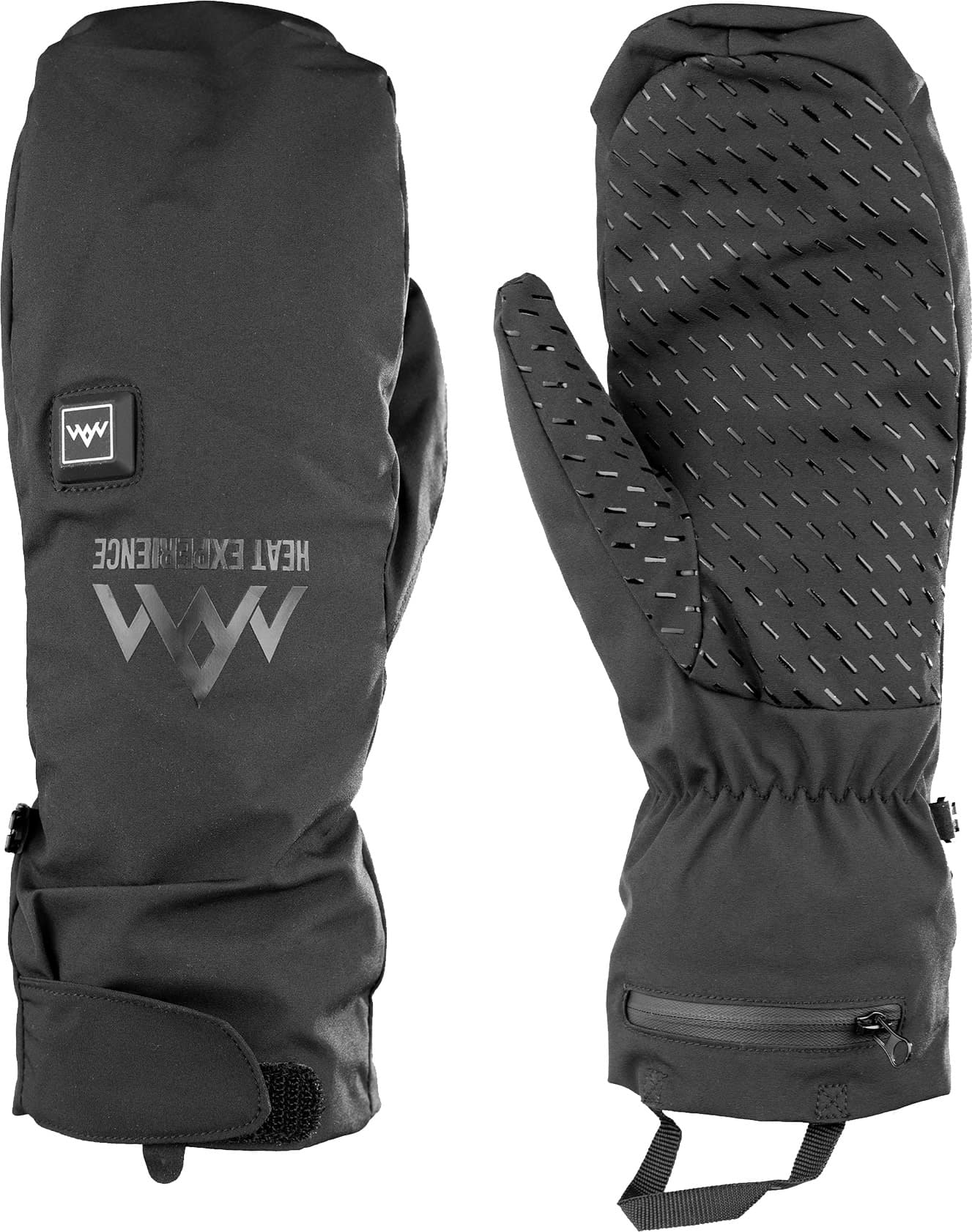 Heat Experience Heat Experience Heated Everyday Mittens Black