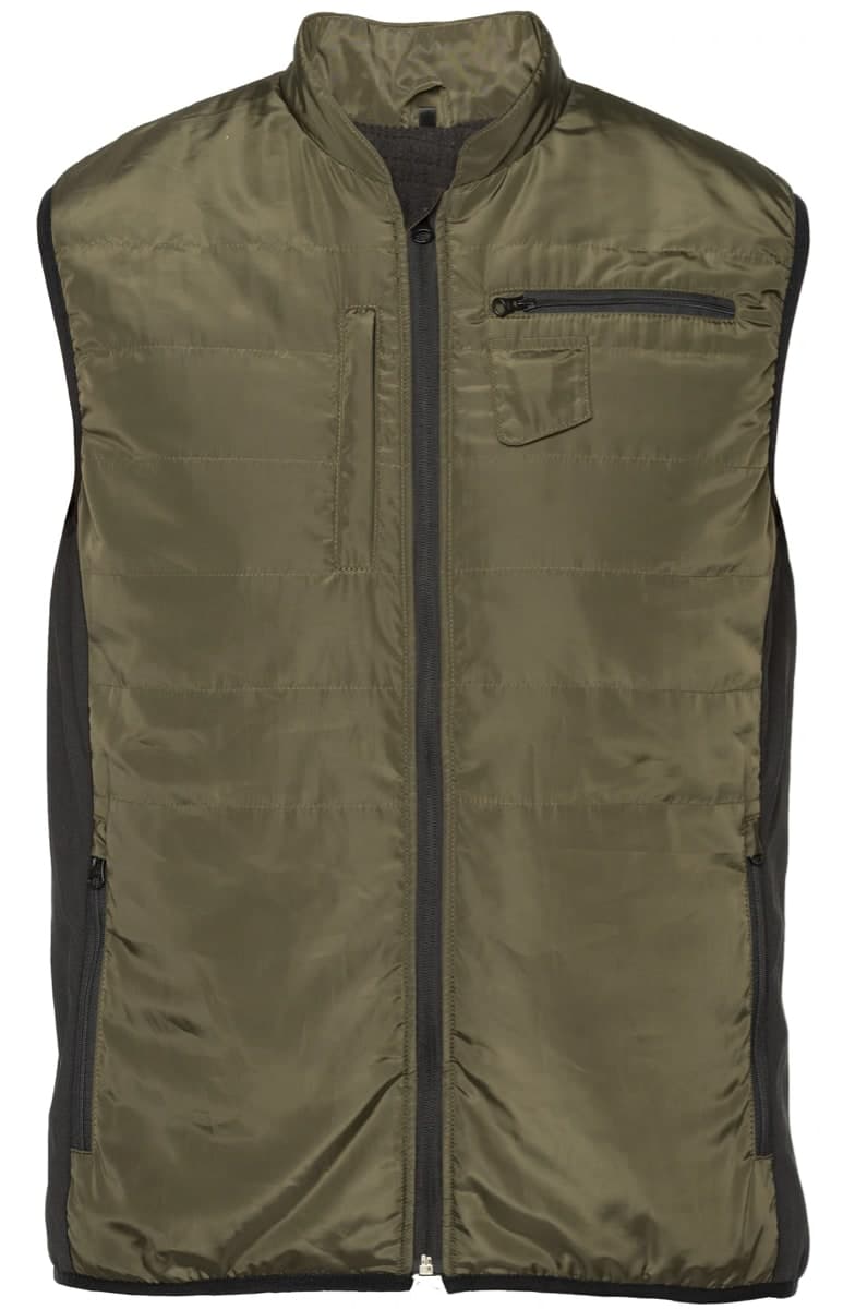 Heat Experience Heat Experience Men's Heated Hunt Vest Olive Green