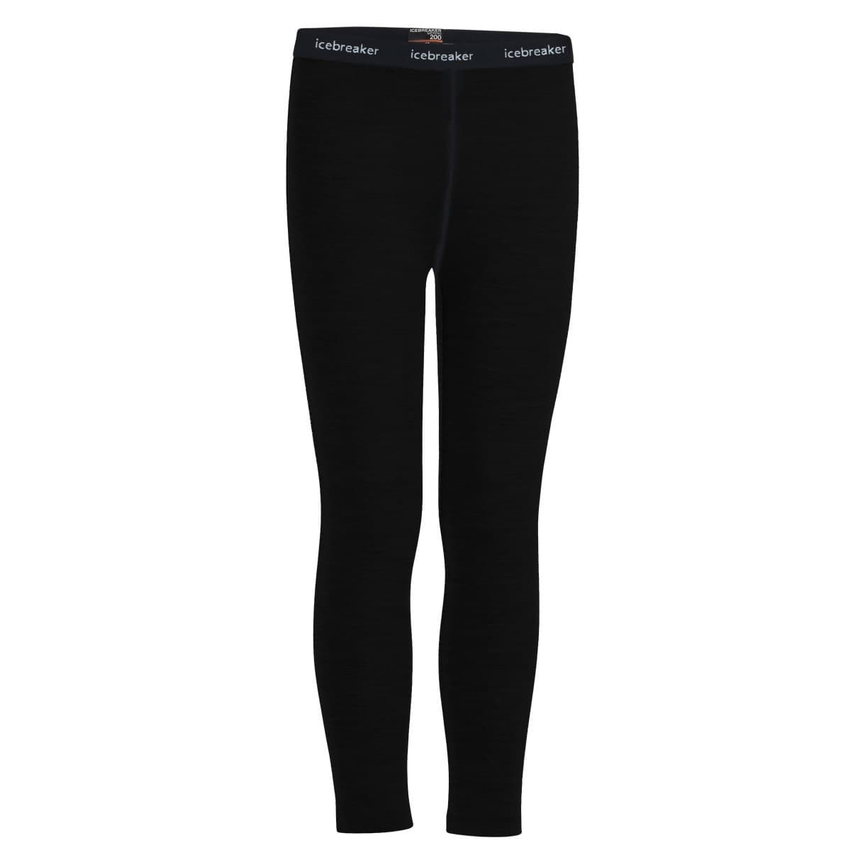 Icebreaker Icebreaker Kids' 200 Oasis Leggings Black