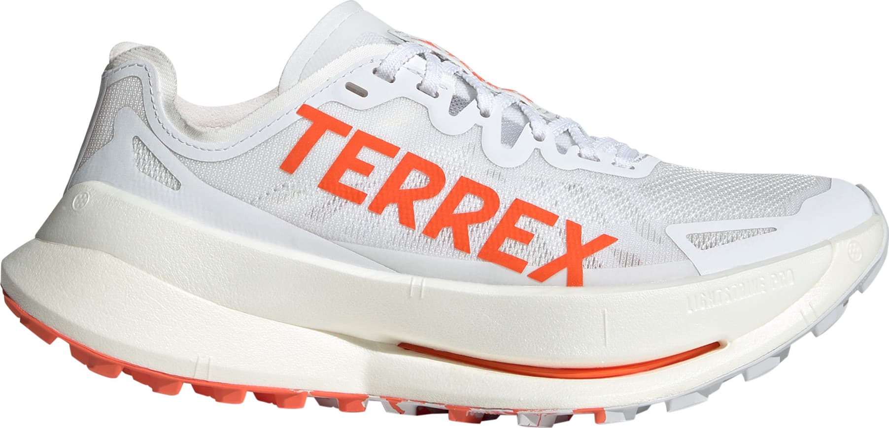 Adidas Women's Terrex Agravic Speed Ultra Trail Running Shoes Cloud White/Impact Orange/Dash Grey