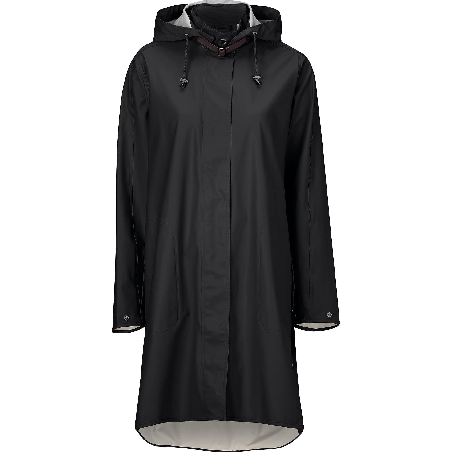 Ilse Jacobsen Ilse Jacobsen Women's Raincoat Detachable Hood Black