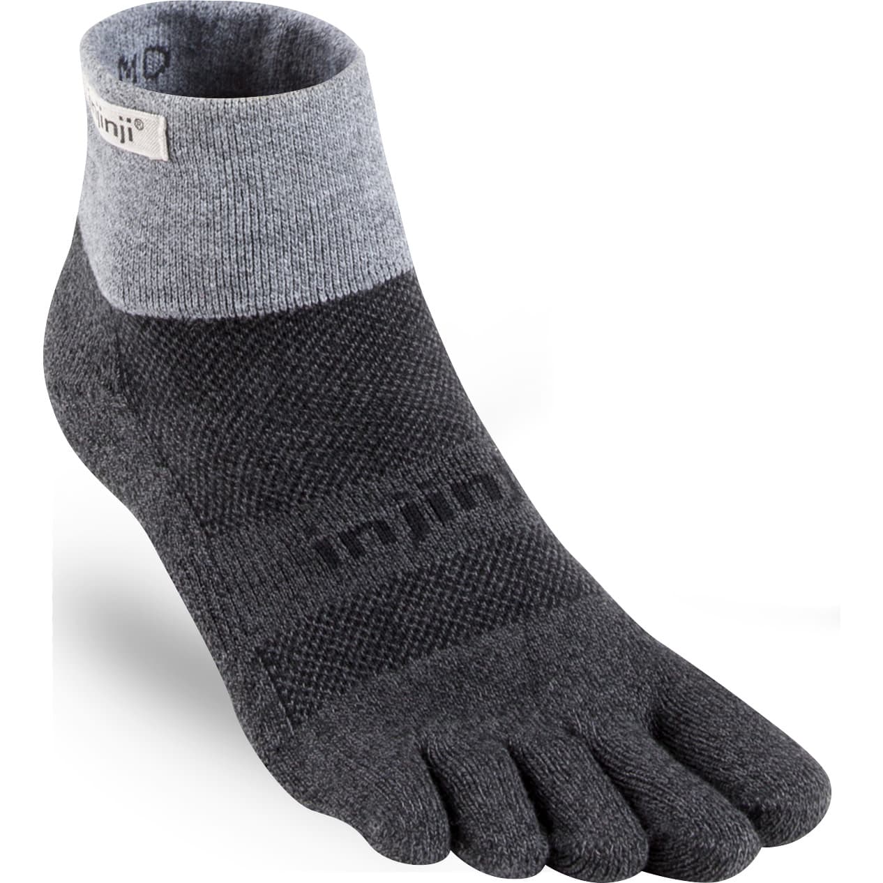 Injinji Injinji Men's Trail Midweight Mini Crew Granite