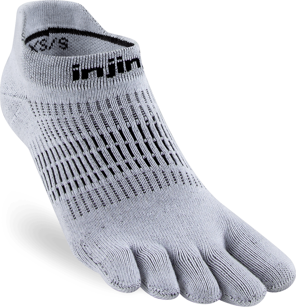 Injinji Injinji Women's Run Lightweight No-Show Grey