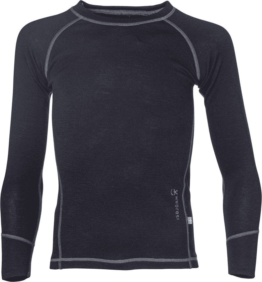 Isbjörn Of Sweden Isbjörn of Sweden Kids' Husky Sweater Baselayer Black