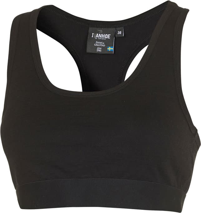 Ivanhoe Ivanhoe Women's Underwool Wool Bra Black
