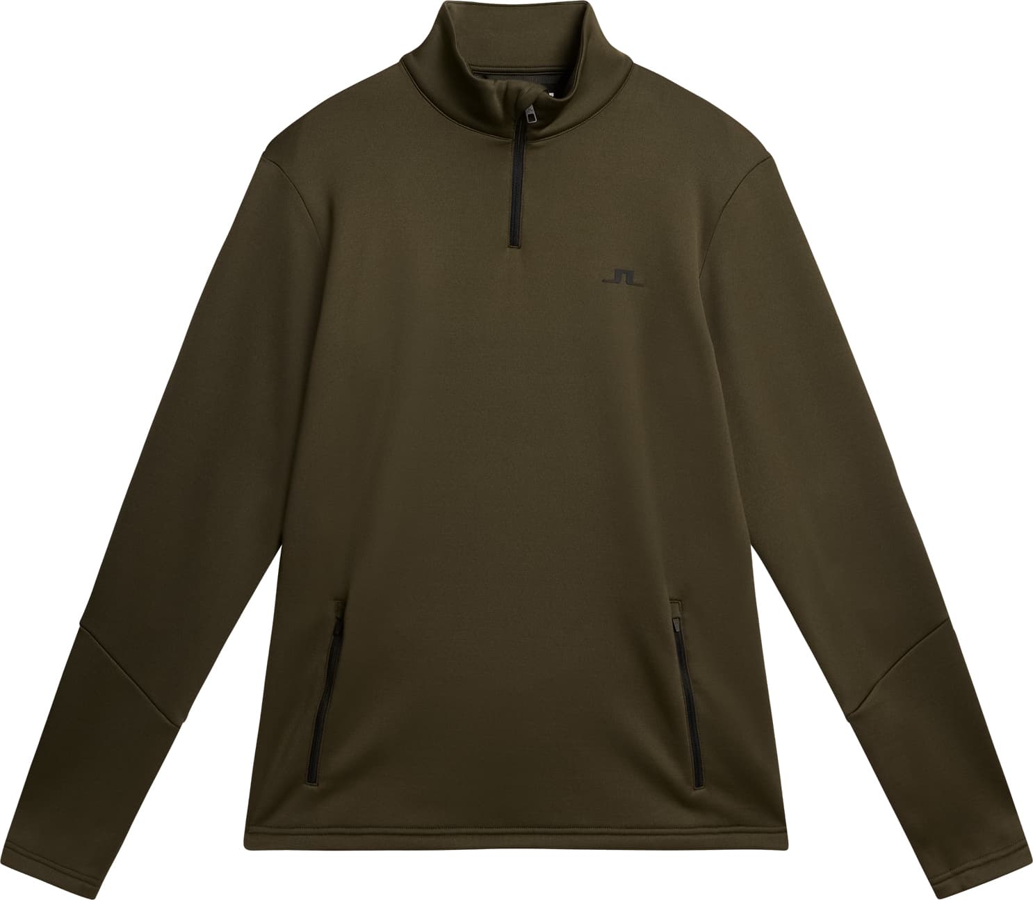 J Lindeberg J.Lindeberg Men's Aerial 1/4 Zip Midlayer Forest Green