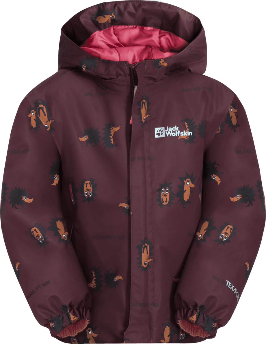 Jack Wolfskin Kids' Gleely 2-Layer Insulated Print Jacket Boysenberry 51