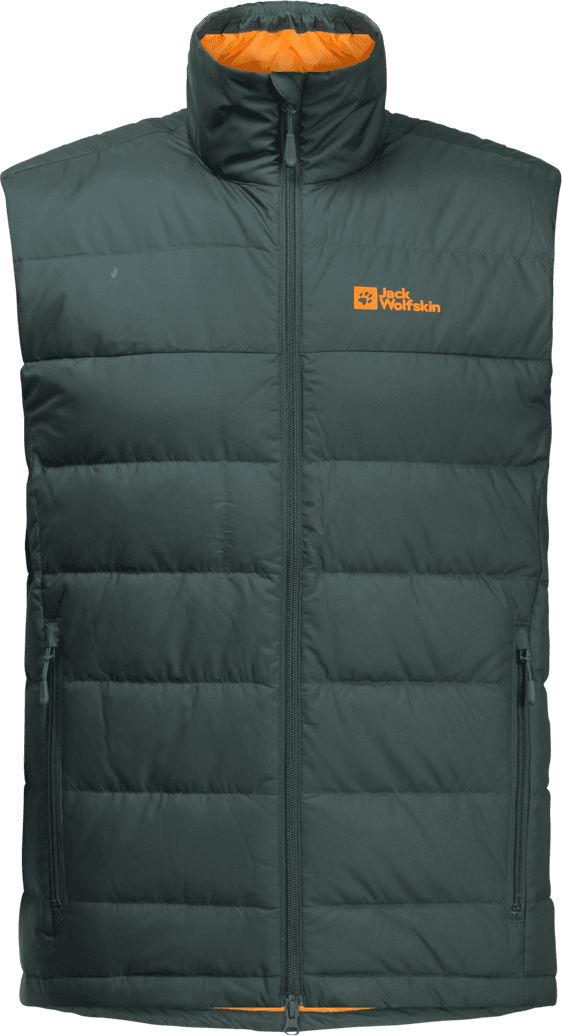 Jack Wolfskin Men's Ather Down Vest Black Olive