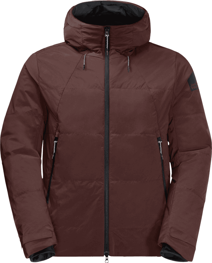 Jack Wolfskin Men's Bike Commute Insulated Jacket Dark Maroon