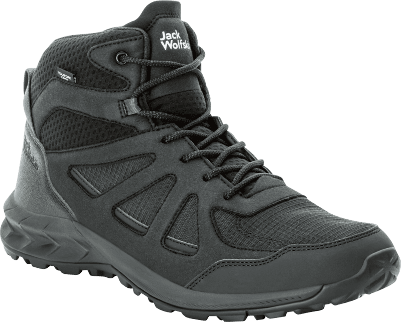 Jack Wolfskin Men's Woodland 2 Texapore Mid Black