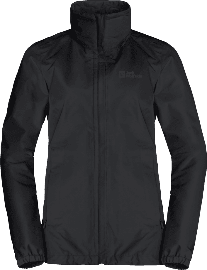 Jack Wolfskin Women's Stormy Point 2-Layer Jacket Black