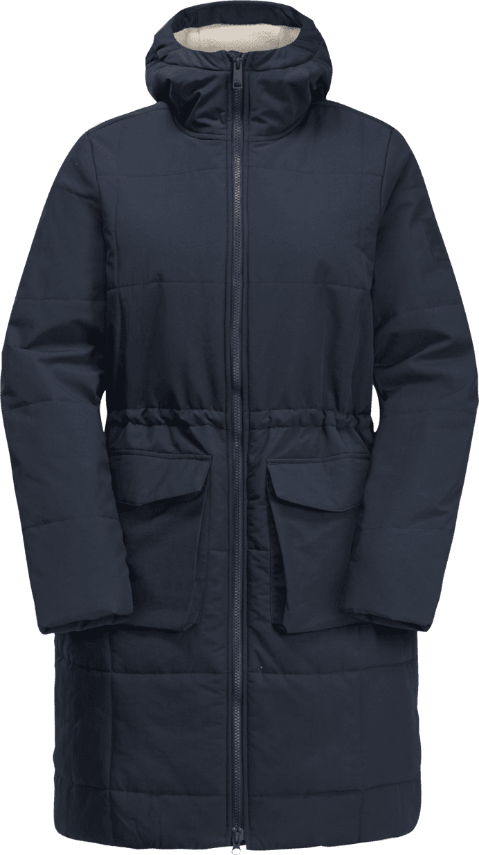 Jack Wolfskin Women's White Frost Parka Night Blue