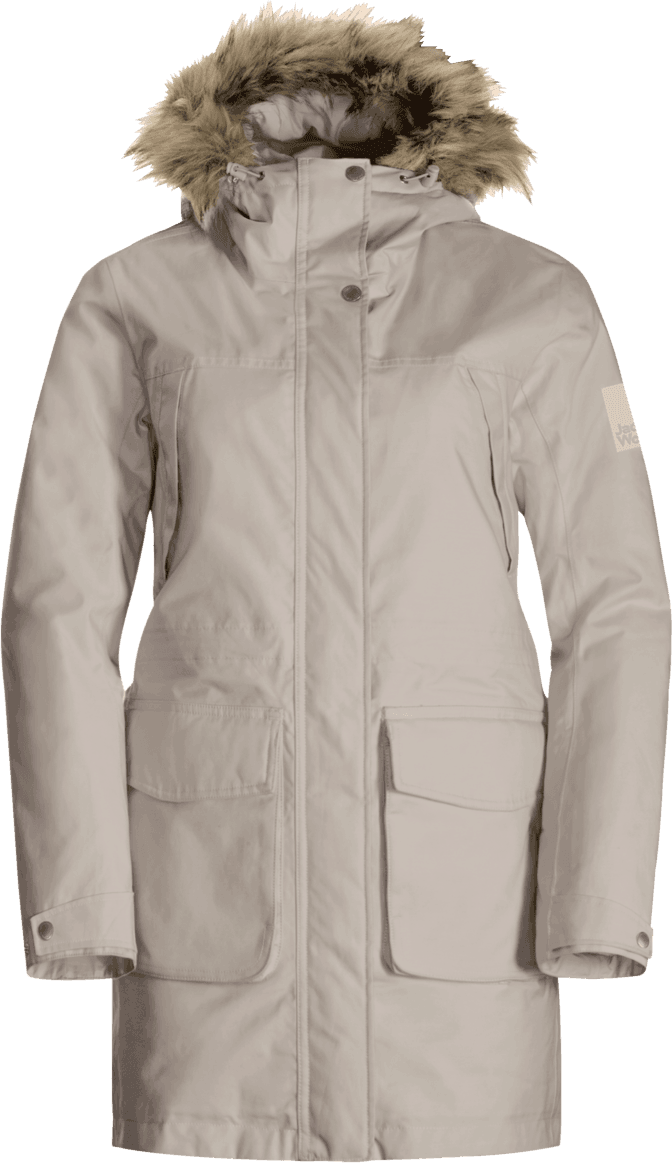 Jack Wolfskin Women's Winterfrost Insulated Parka Dusty Grey