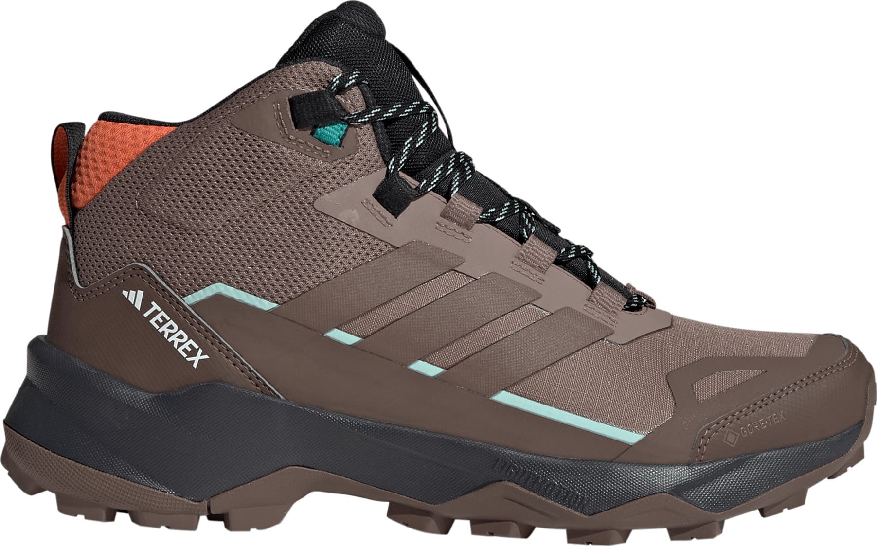 Adidas Women's Terrex Skychaser Ax5 Mid Gore-Tex Trace Brown/Earth Strata/Semi Impact Orange