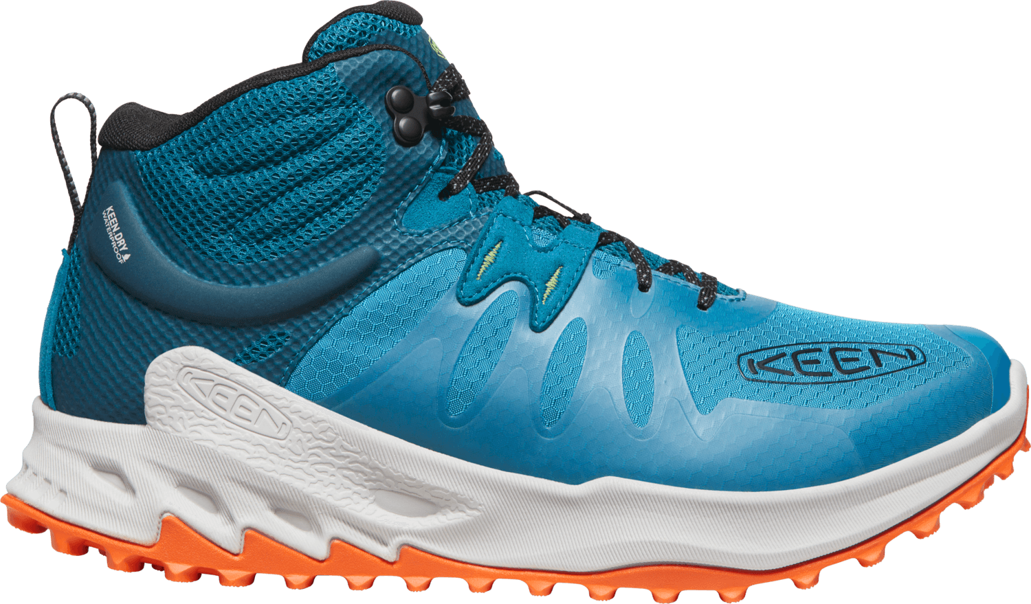 Keen Men's Zionic Waterproof Boot Fjord Blue-Evening Primrose
