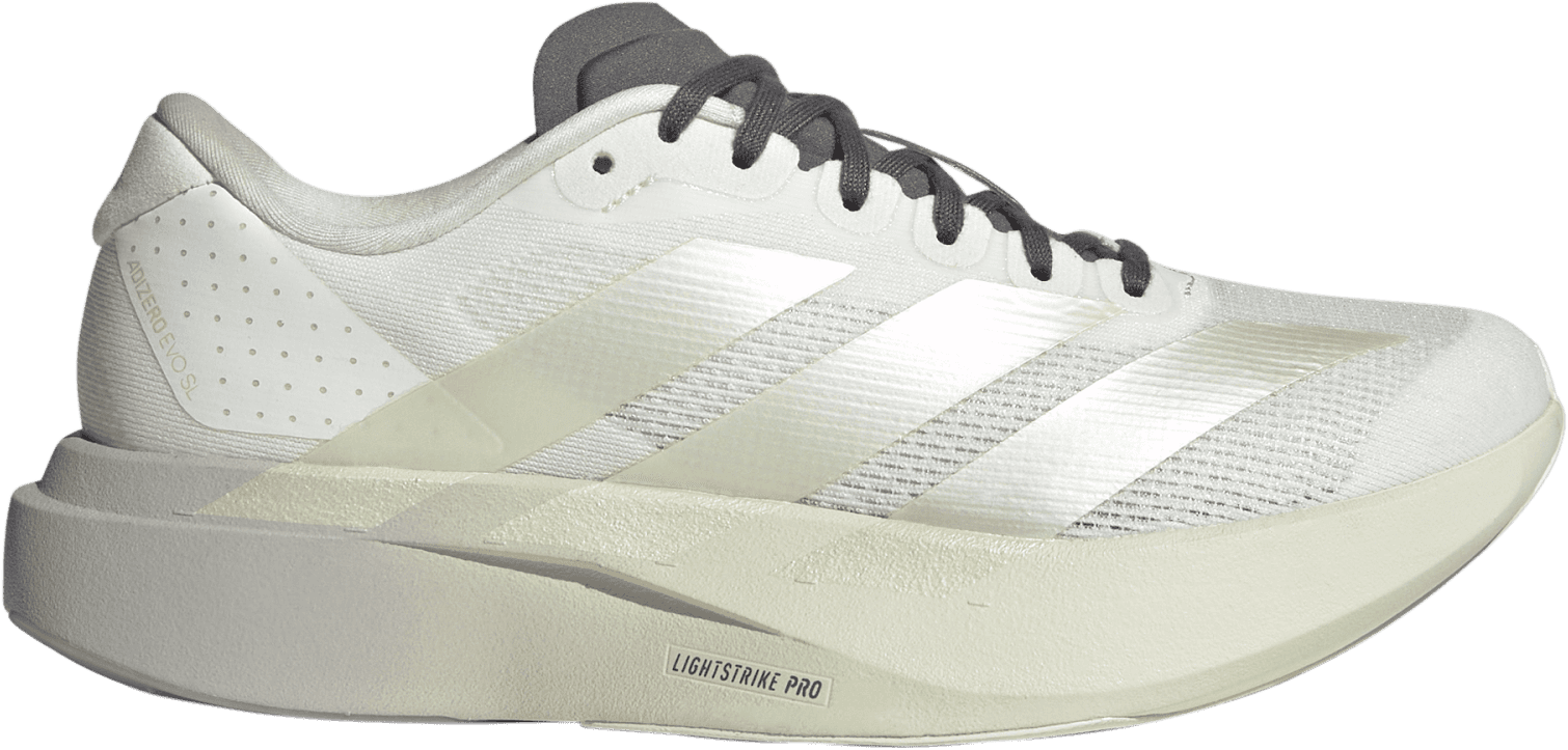 Adidas Women's Adizero Evo SL Off White/Ice Gold Metal/Granite