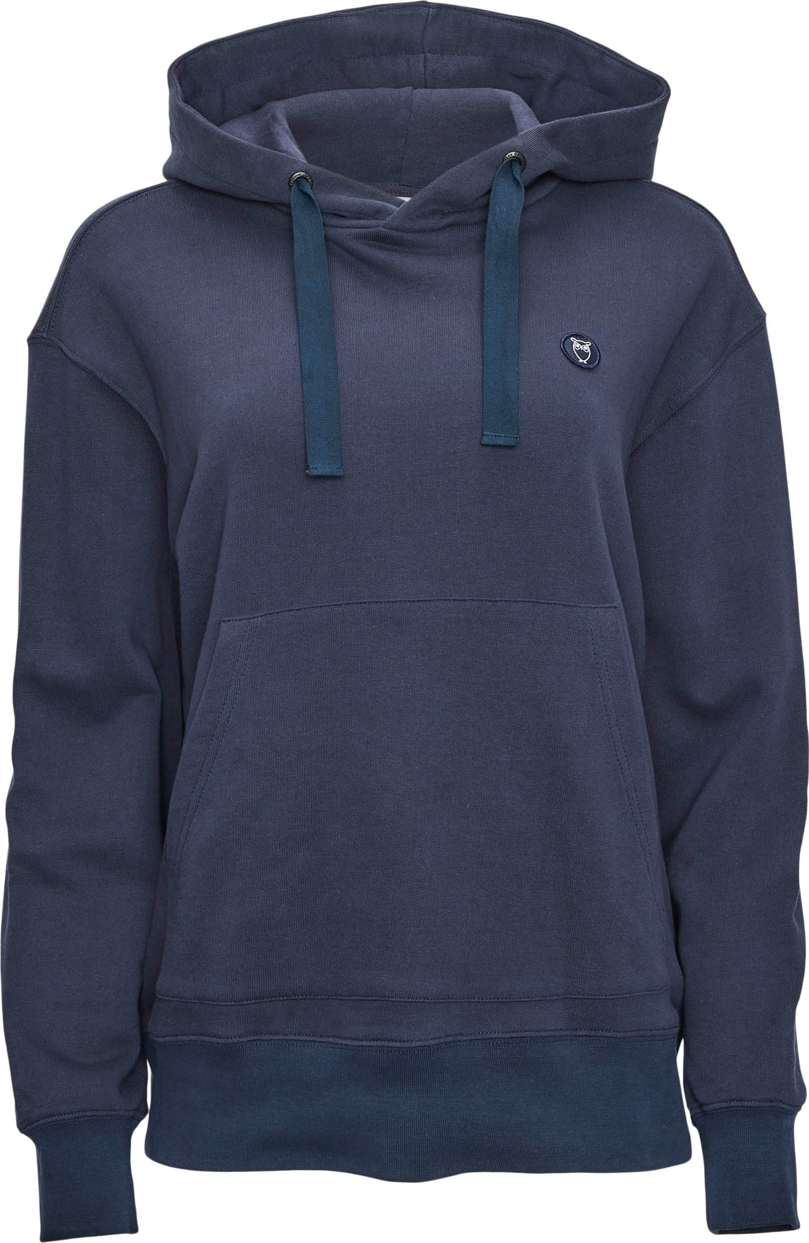 Knowledge Cotton Apparel Knowledge Cotton Apparel Women's Daphne Basic Badge Hoodie Total Eclipse