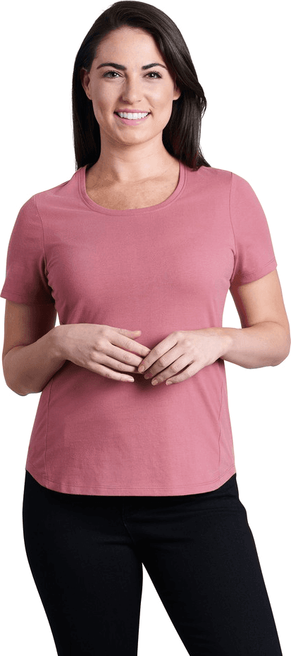 Kühl Kühl Women's Bravada Shortsleeve Shirt Desert Pink