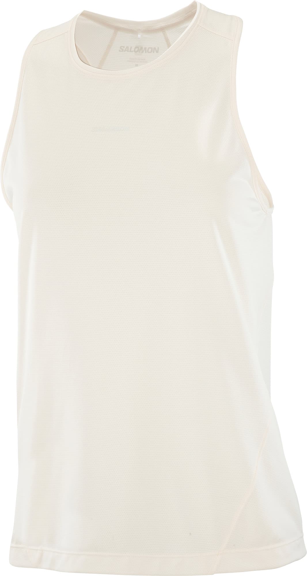 Salomon Women's Shkout Core Tank Whisper White