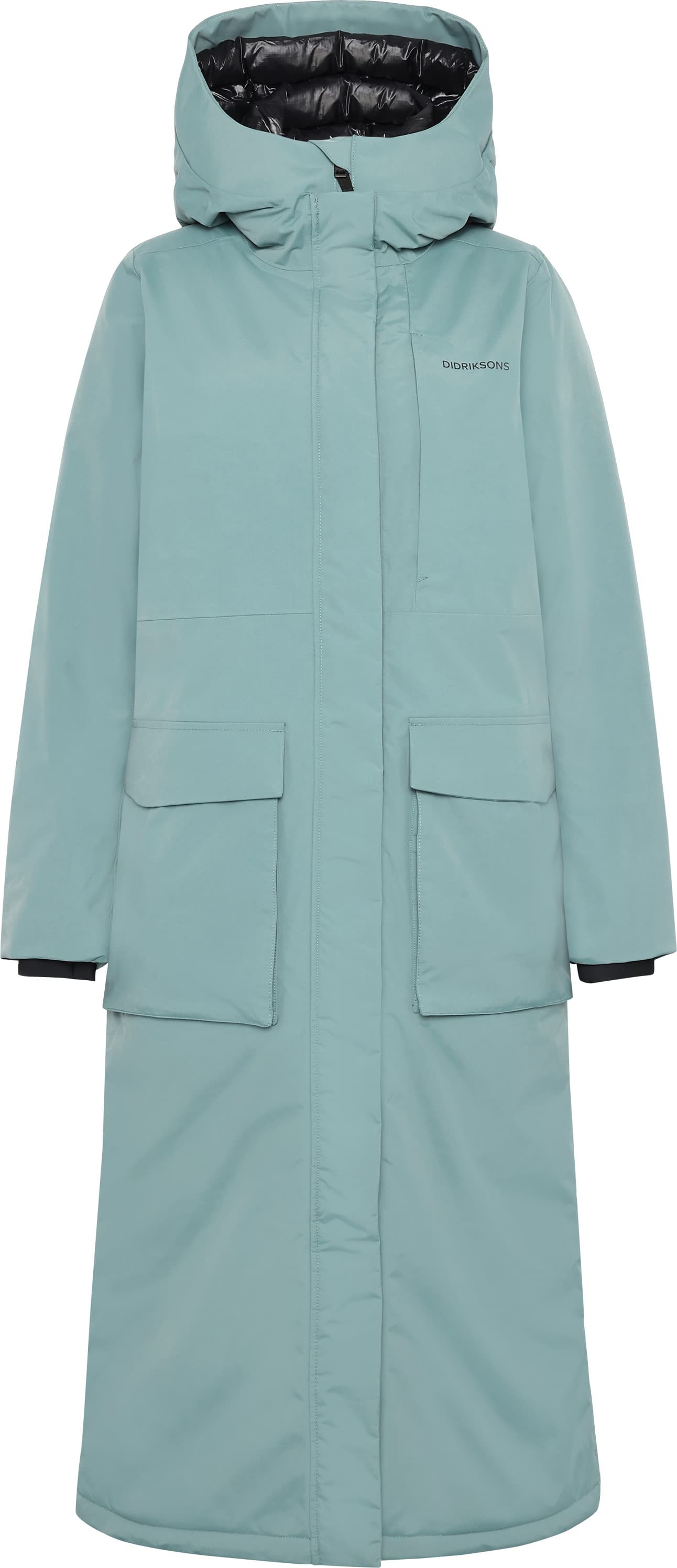 Didriksons Women's Leya Parka Long 4 Factory Blue