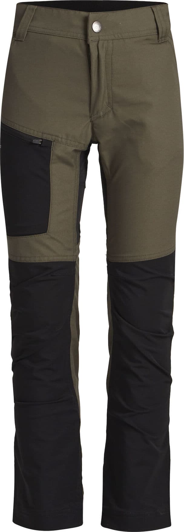 Lundhags Juniors' Fulu Stretch Hybrid Pant Forest Green/Black