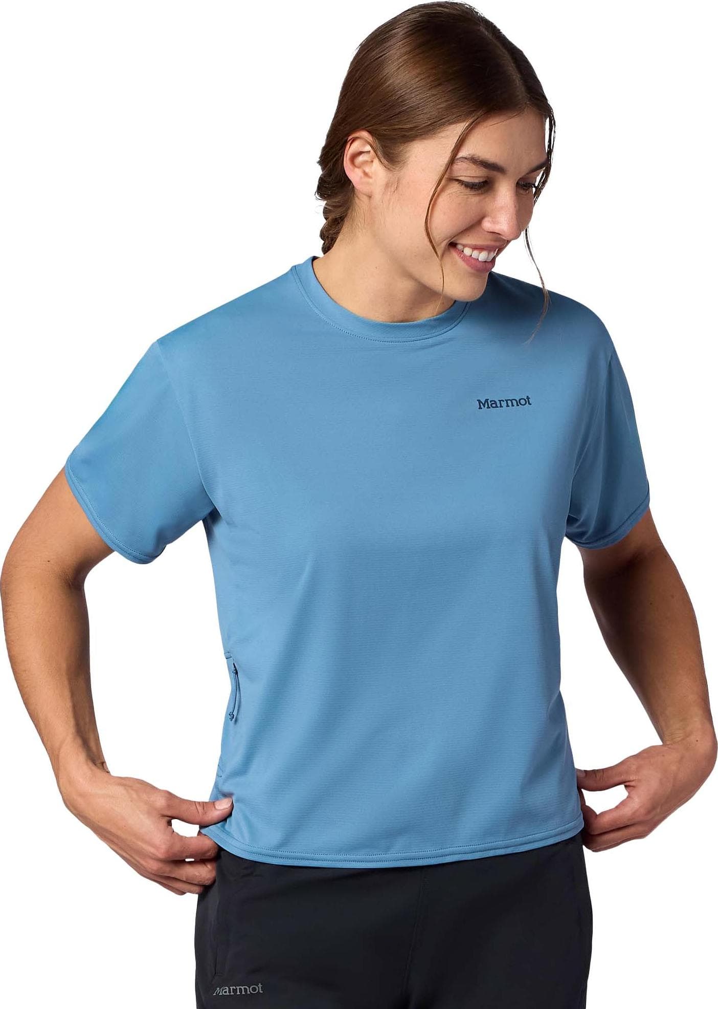 Marmot Marmot Women's Airexchange Upf 50 Crew Ss Summer Storm