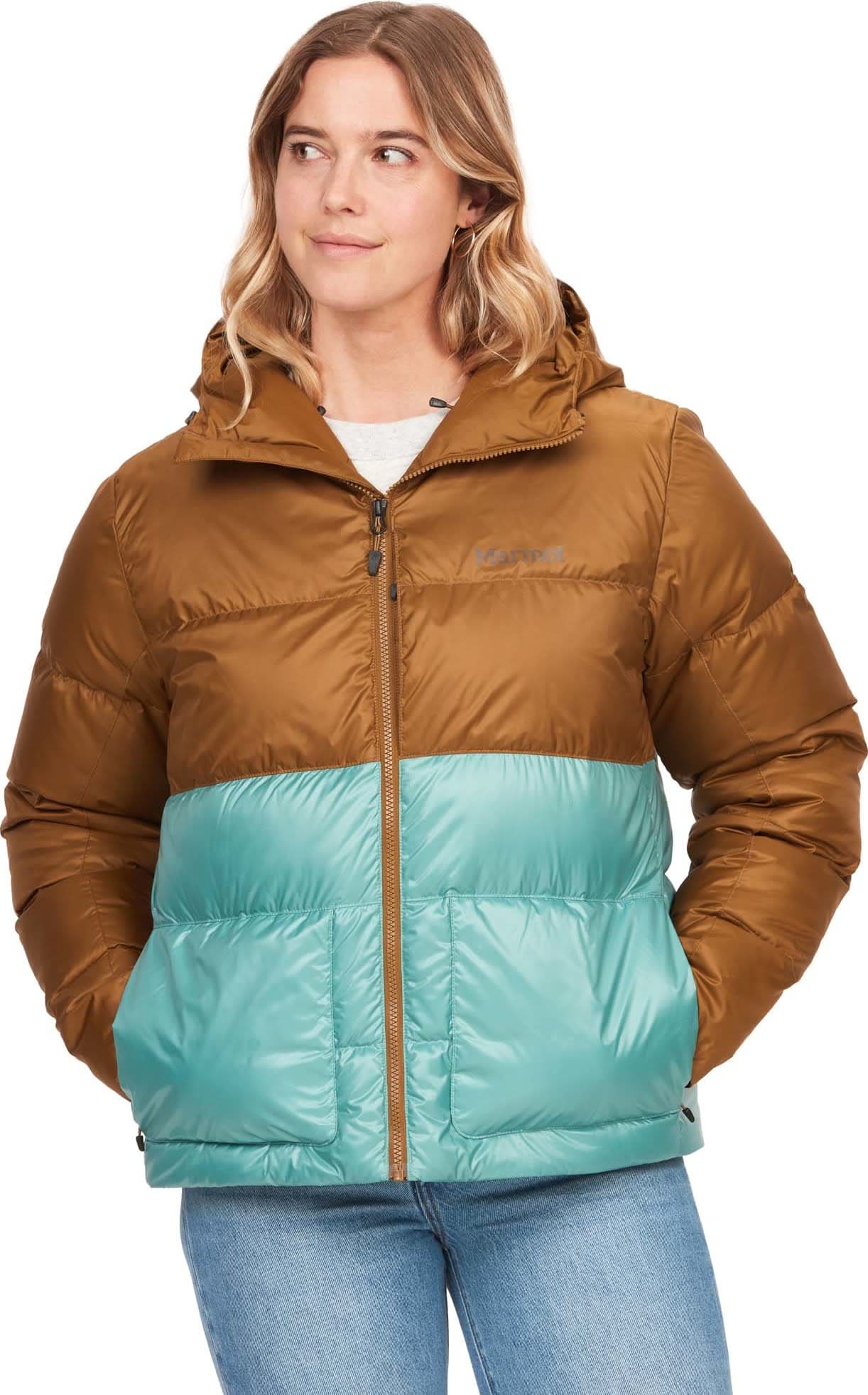 Marmot Marmot Women's Guides Down Hoody Hazel/Blue Agave