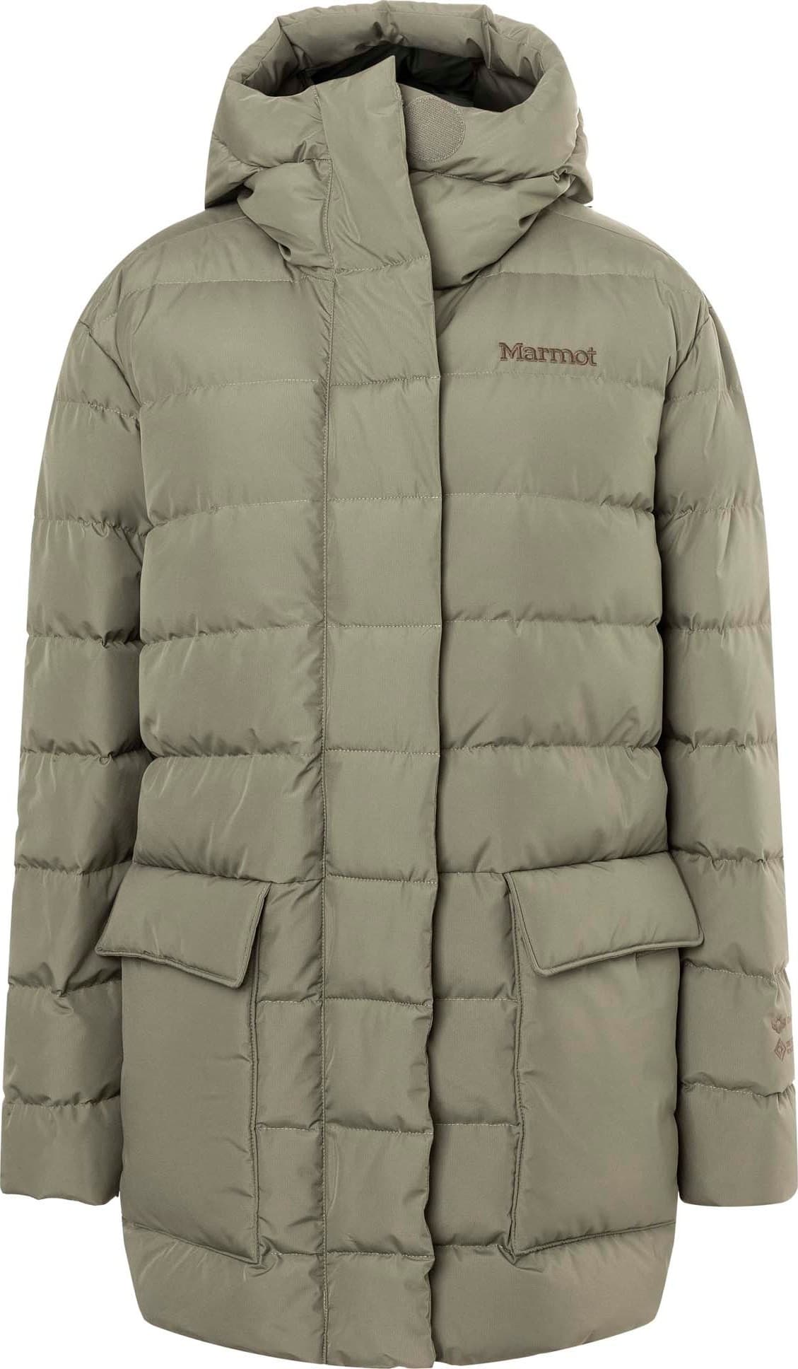 Marmot Women's Warmcube Gore-Tex Golden Mantle Jacket Vetiver