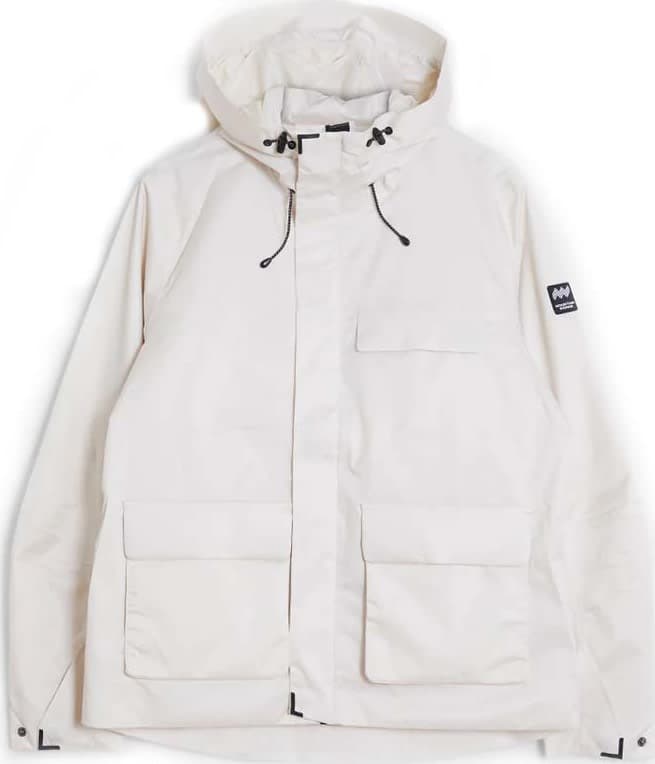 Mountain Works Mountain Works Unisex Utility Hybrid Rain Jacket Ivory