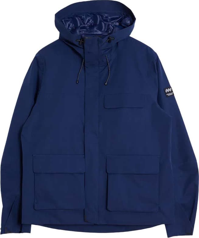 Mountain Works Mountain Works Unisex Utility Hybrid Rain Jacket Dress Blue
