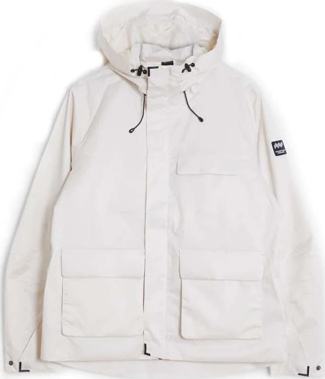 Mountain Works Mountain Works Unisex Utility Hybrid Rain Jacket Ivory