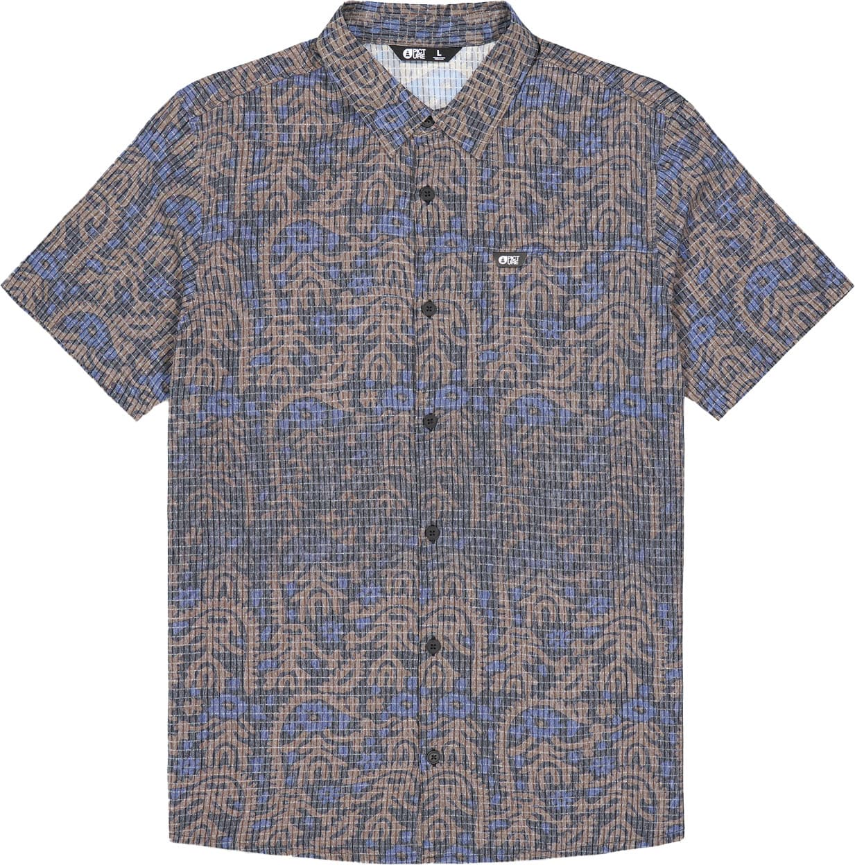 Picture Organic Clothing Picture Organic Clothing Men's Klivox Printed Shirts Ancolie Print