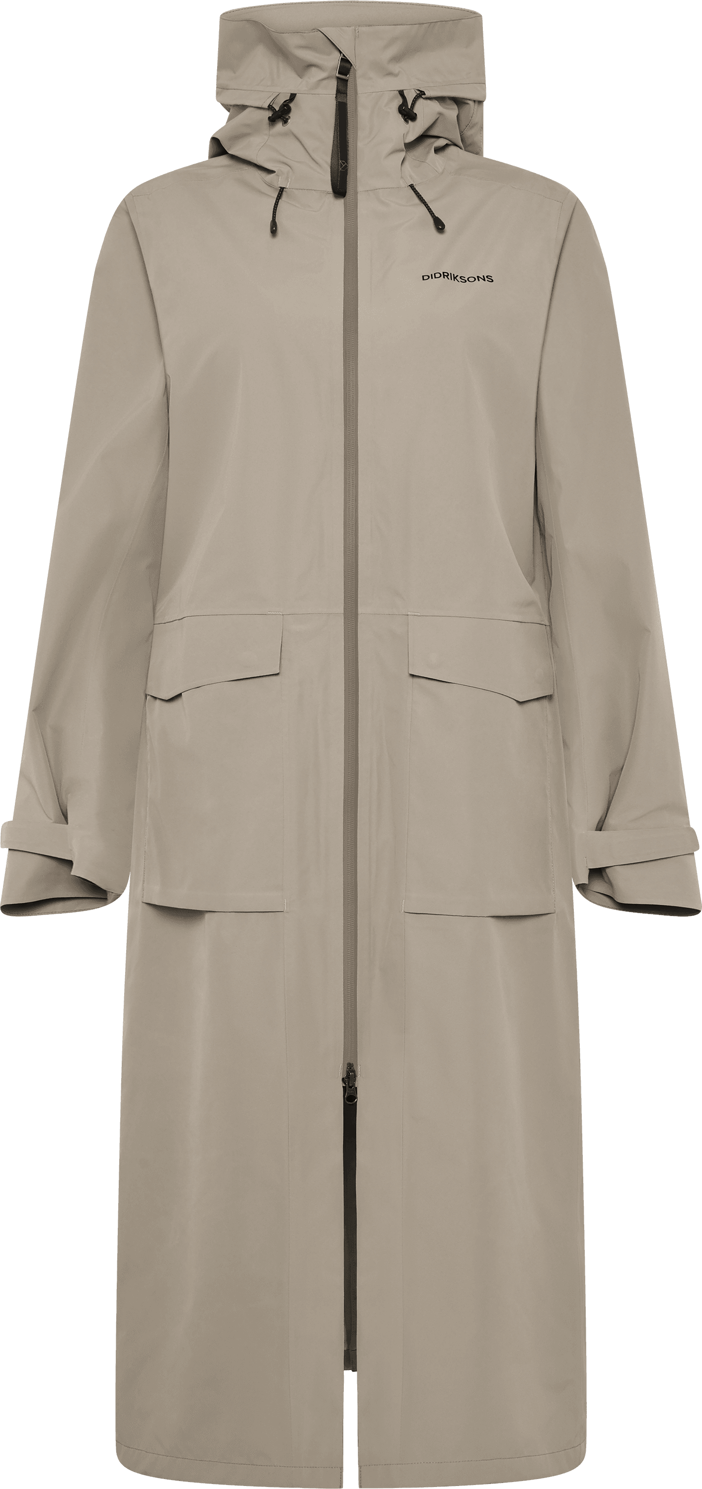 Didriksons Women's Nadja Parka Long 4 Ash Brown