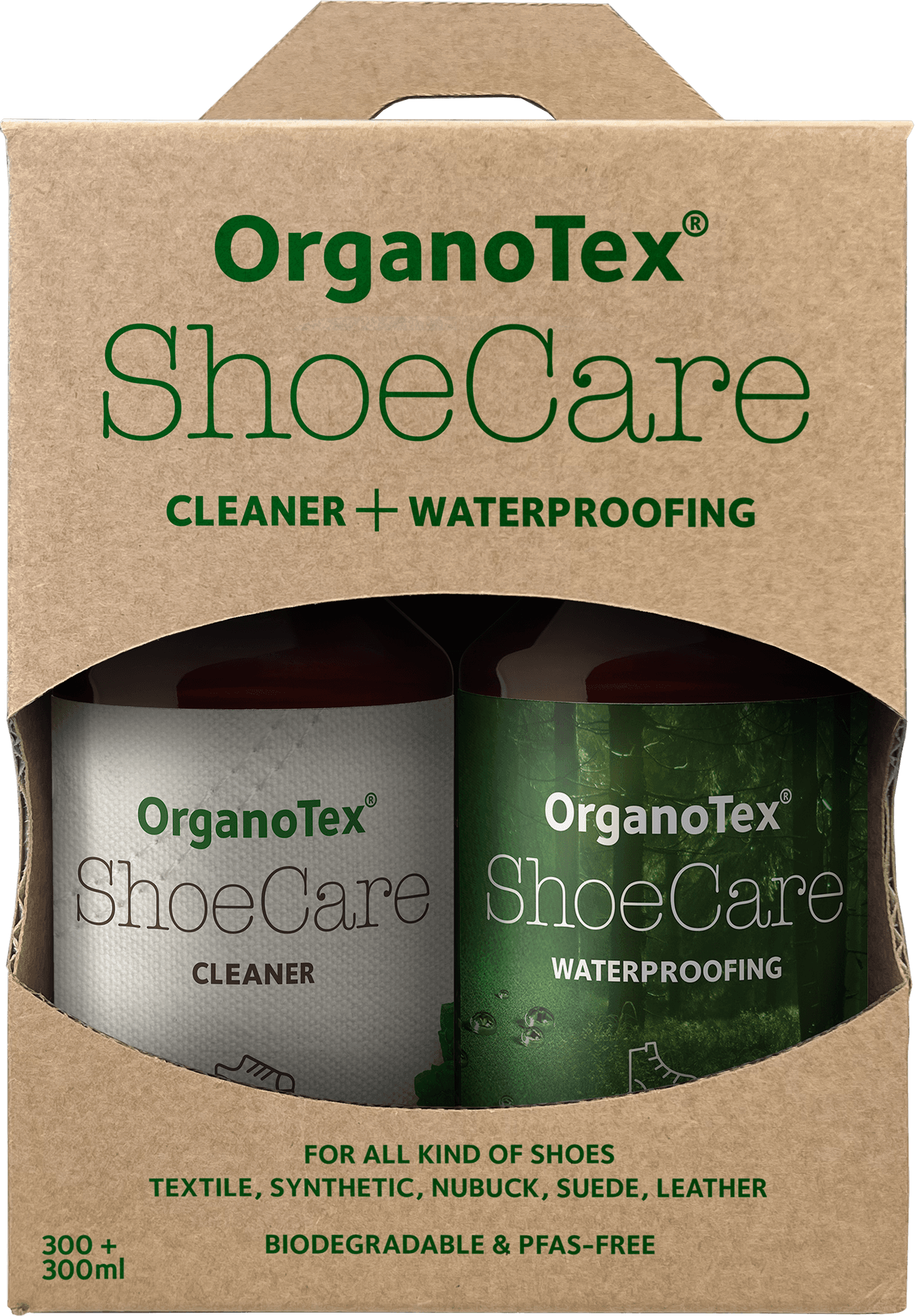 OrganoTex OrganoTex ShoeCare Kit Cleaner and Waterproofing Spray Nocolour