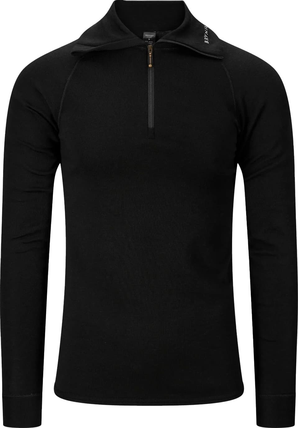 Brynje Brynje Unisex Classic Zip Polo Shirt Black