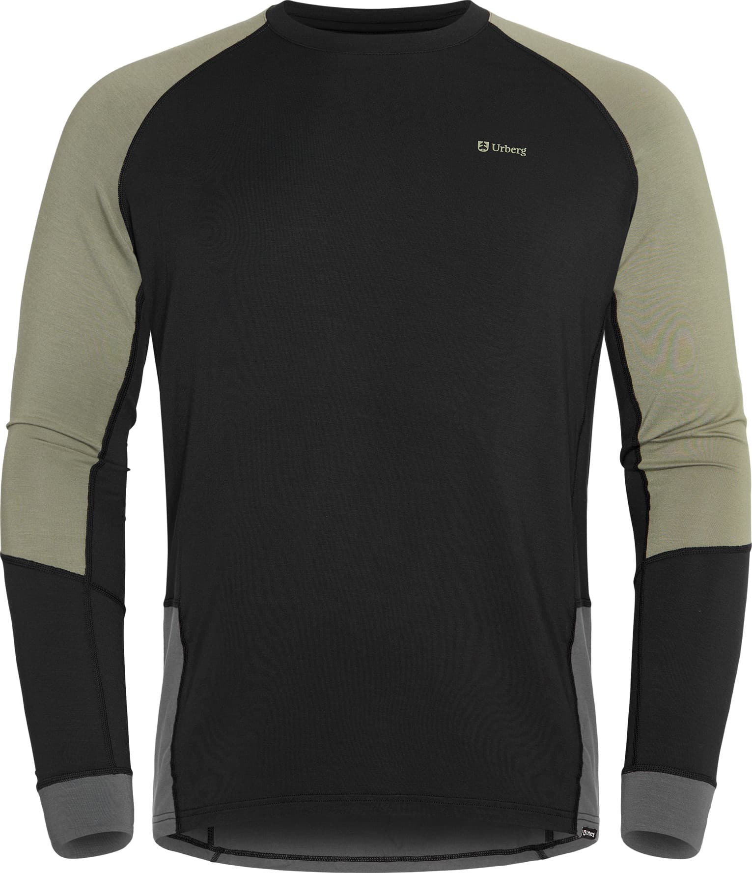 Urberg Urberg Men's Tree Base Layer Top Black Beauty