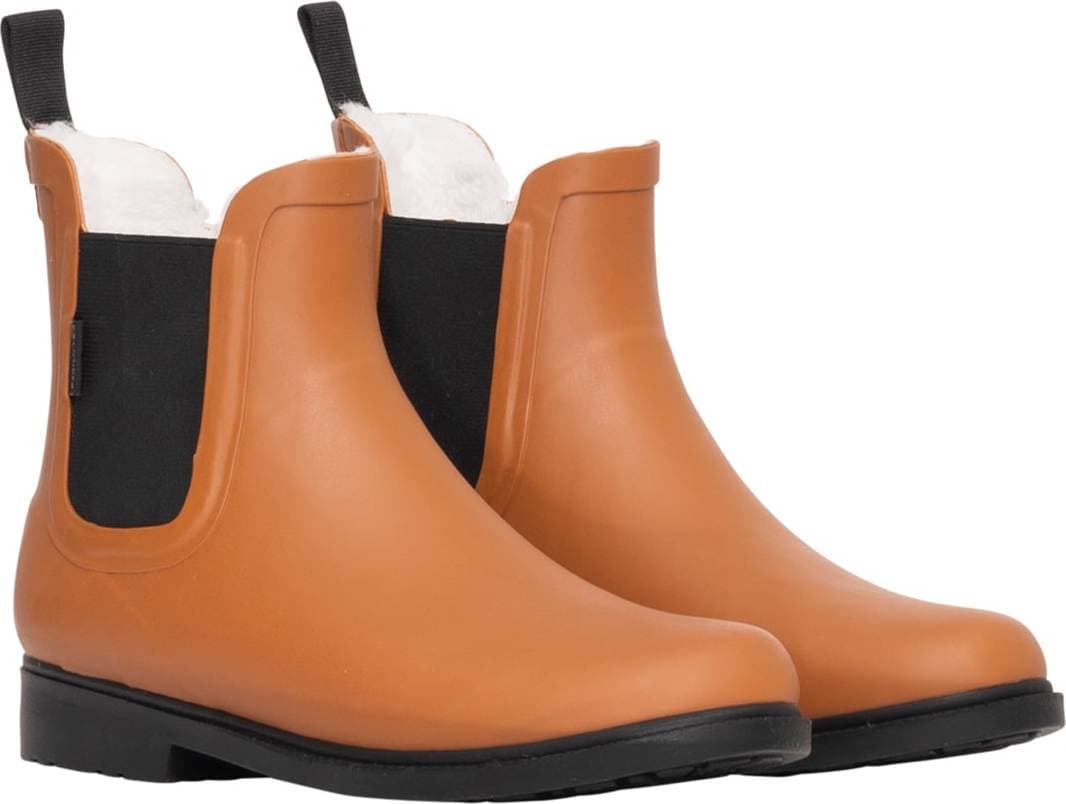 Urberg Urberg Womens Malme Rubber Fleece Boots Pumpkin Spice