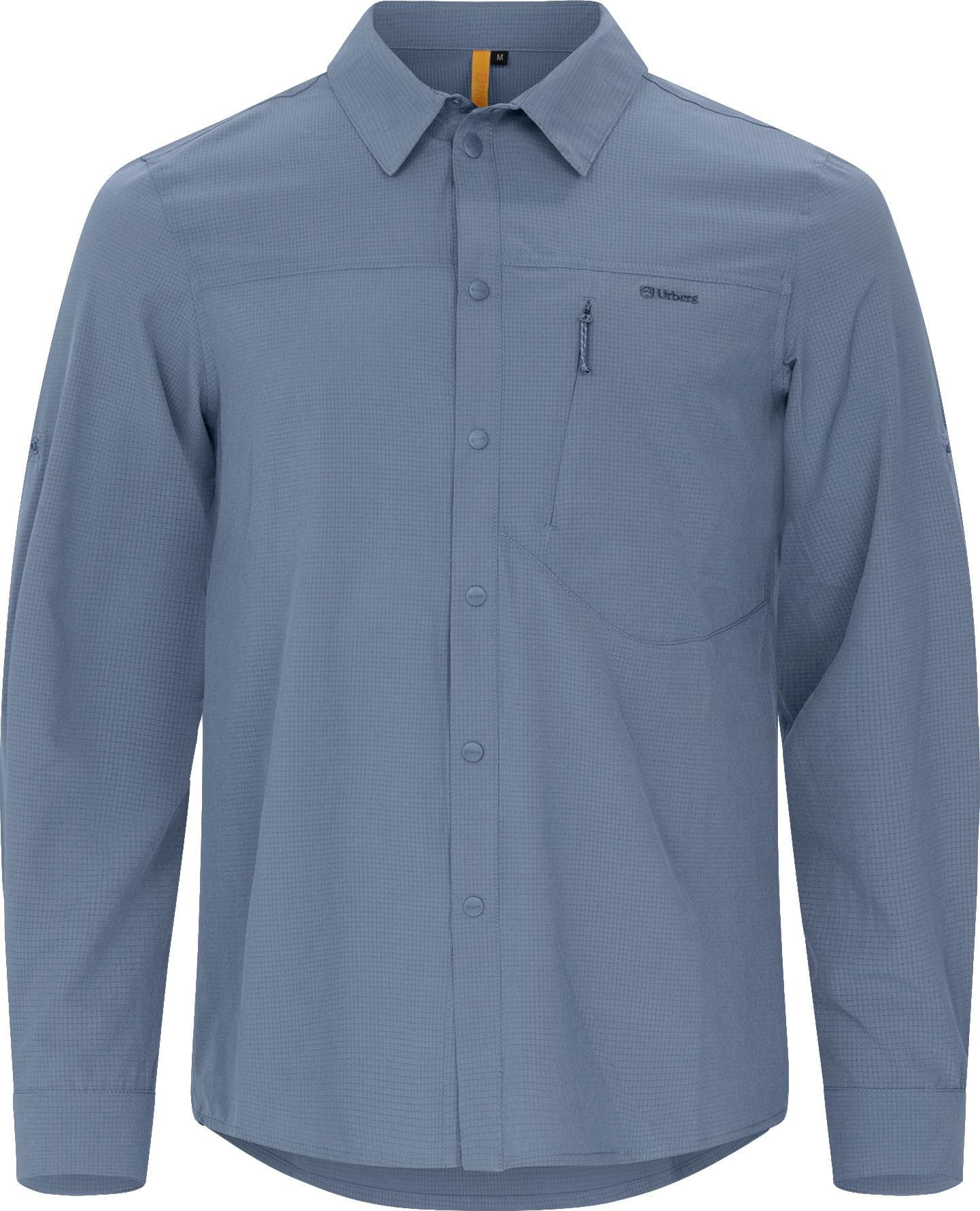 Urberg Urberg Men's Long Sleeve Tech Shirt Flint Stone