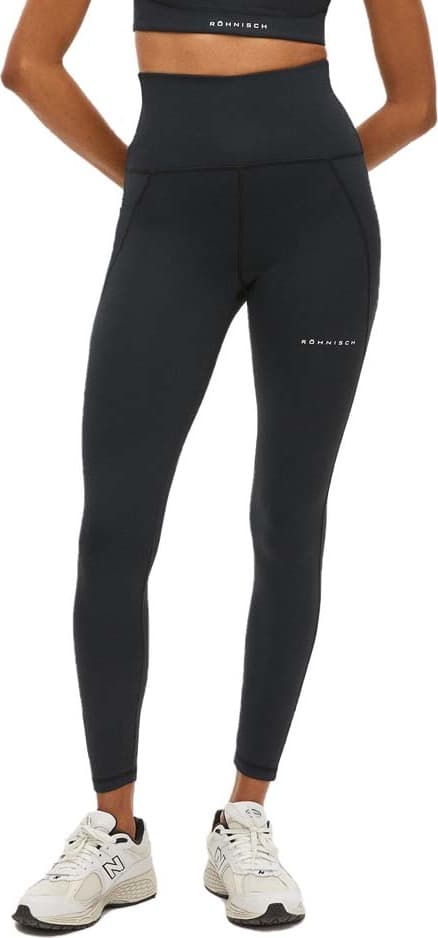 Rohnisch Röhnisch Women's Flattering Curved High Waist Tights Black