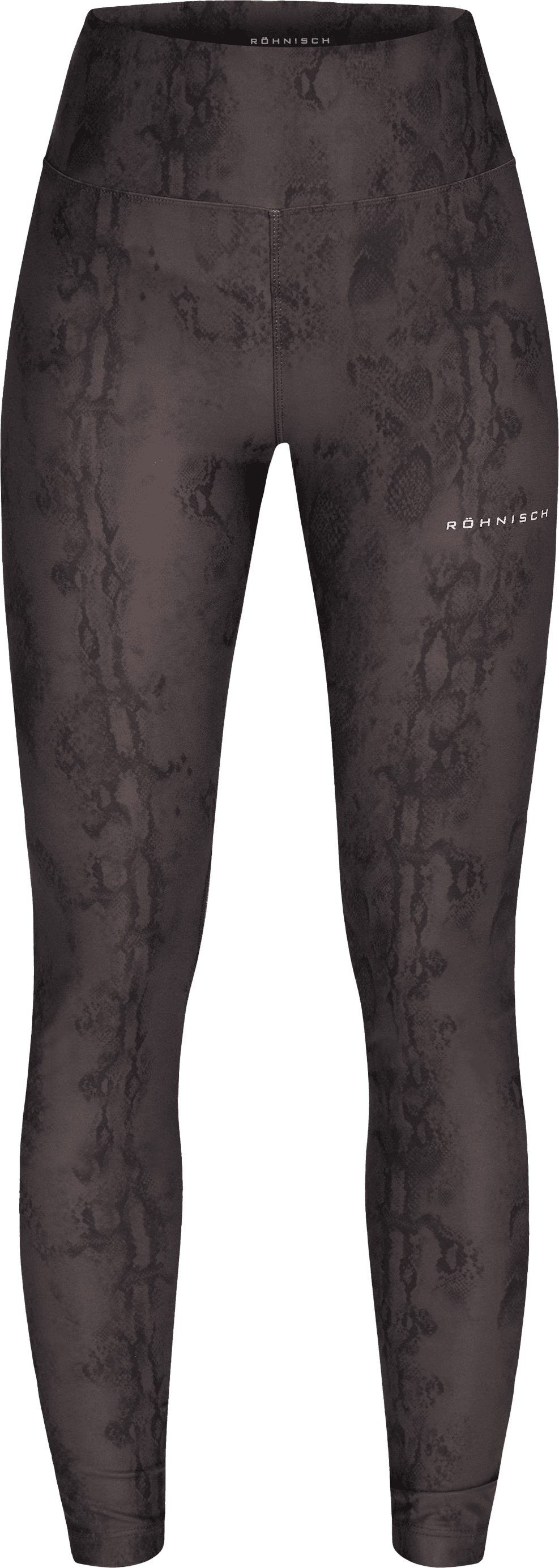 Röhnisch Women's Printed High Waist Tights Brown Snake